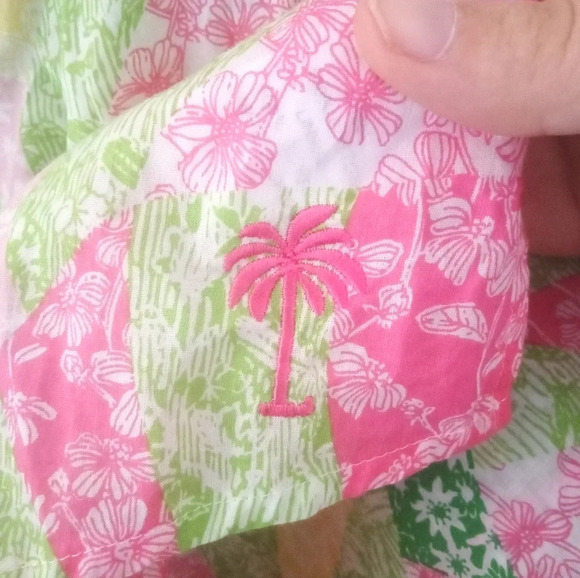 Lilly Pulitzer Long Sleeve Eliot Wing Ding of a Patch Dress Size Small Pockets - Picture 10 of 15